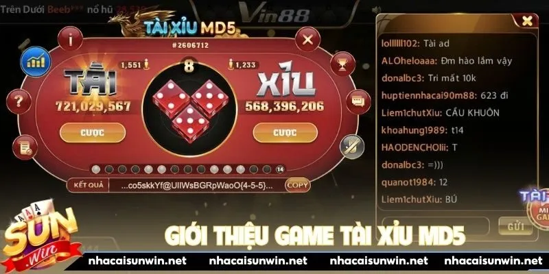 Giới thiệu game tài xỉu MD5