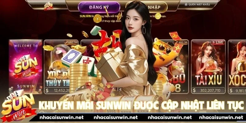 Khuyến mãi Sunwin được cập nhật liên tục
