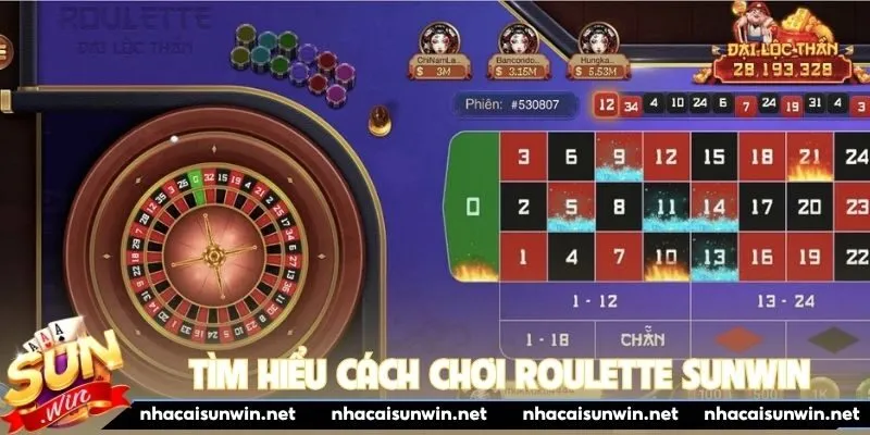 Tìm hiểu cách chơi Roulette Sunwin