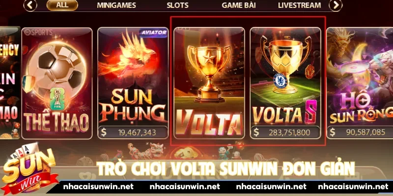Trò chơi Volta Sunwin đơn giản