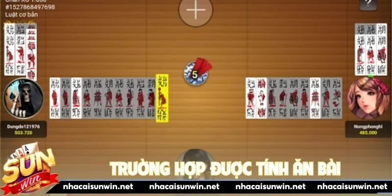 Trường hợp được tính ăn bài